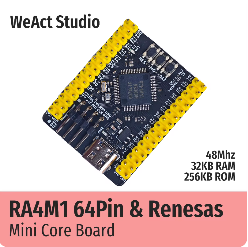 WA00003 [Weact]RA4M1マイコンボード — ビット・トレード・ワン 公式