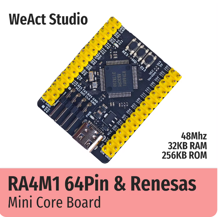 WA00003 [Weact]RA4M1マイコンボード