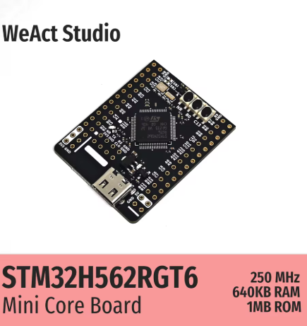WA00015 [WeAct]STM32H562RGT6 マイコンボード