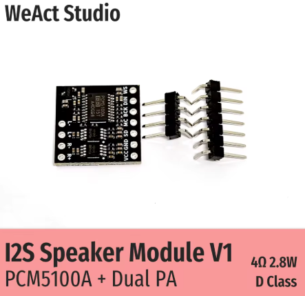 WA00029 [WeAct]I2S Speaker モジュール V1