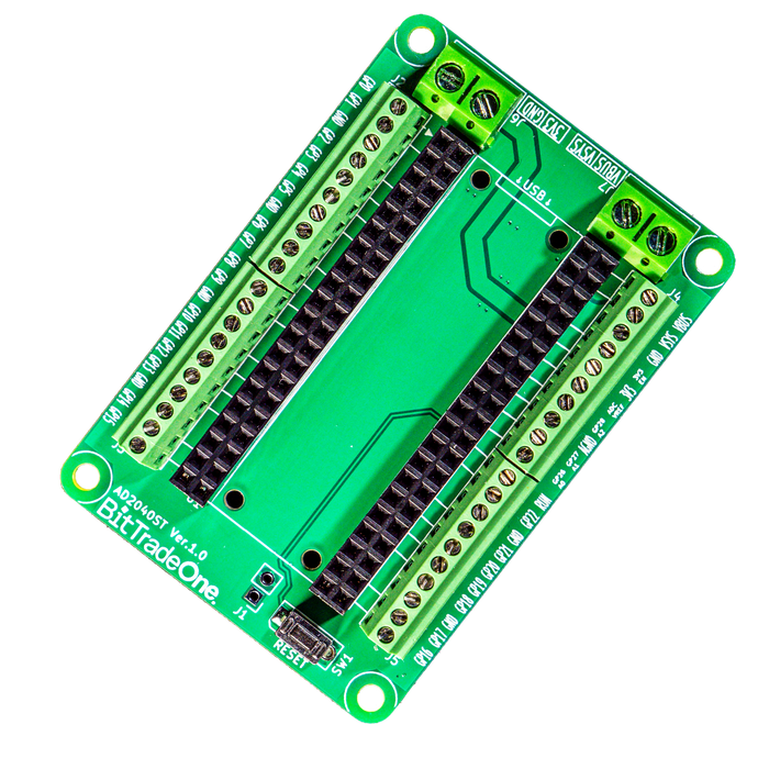AD2040ST ラズベリーパイ Pico ソケット・ターミナル拡張ボード AD2040ST ラズベリーパイ Pico ソケット・ターミナル拡張ボード