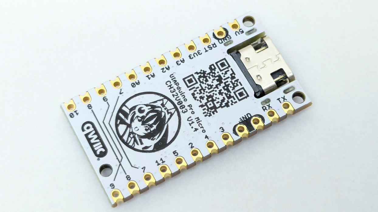 【自電市場】JM00005 UIAPduino Pro Micro CH32V003 V1.4