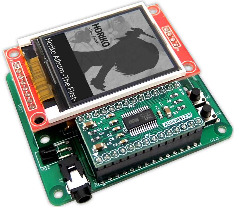 ADRPM ラズパイマガジン連動 ラズベリーパイ用ハイレゾDAC拡張ボード