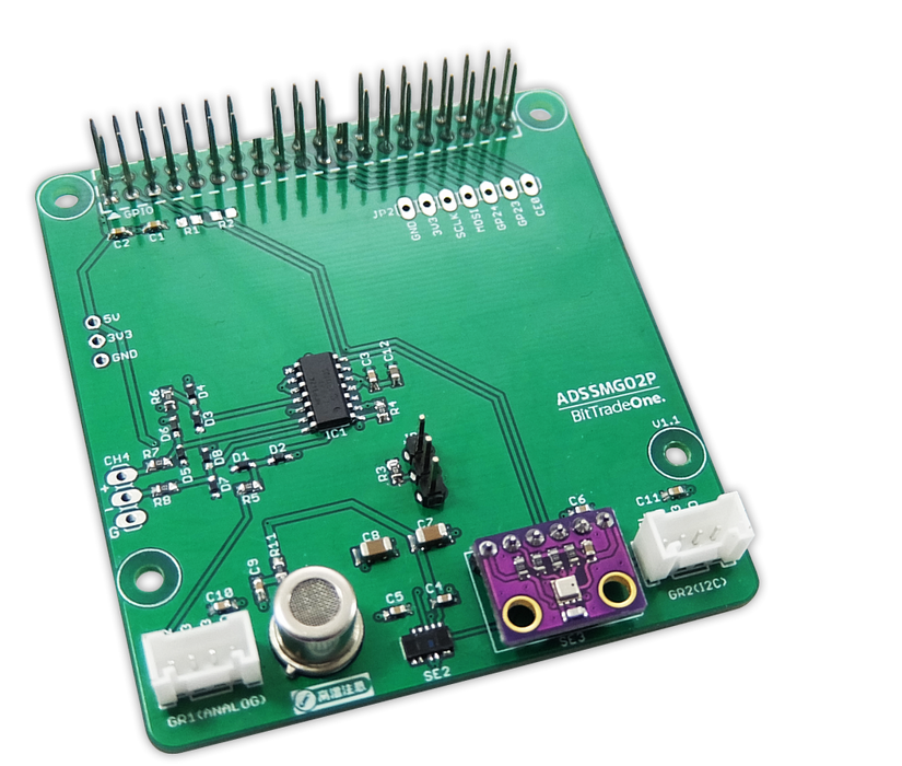 ADSSMG02 With renewal booklet! raspberry pi sensor board