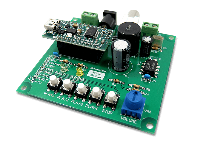 ADSU01TB USB録音・音源再生モジュール評価ボードセット（組立済）