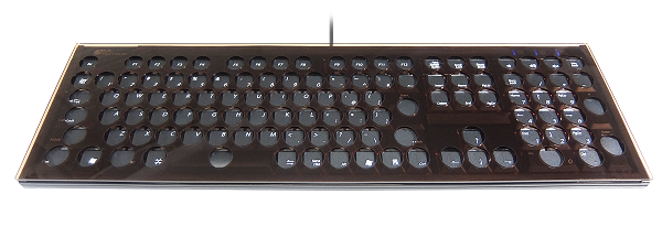 [Made-to-order product] Pantograph type keyboard with key guard BFKB113PBK-G