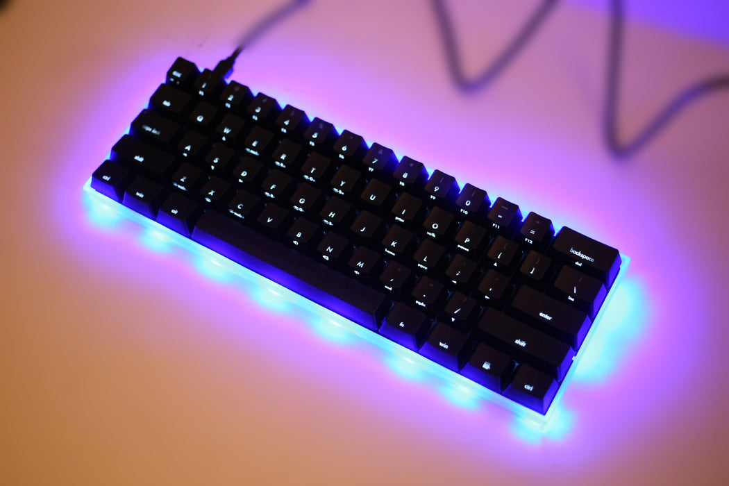 KBPV60K V60 Mini TypeR DIYKit - Underglow60% Slim Keyboard Kit