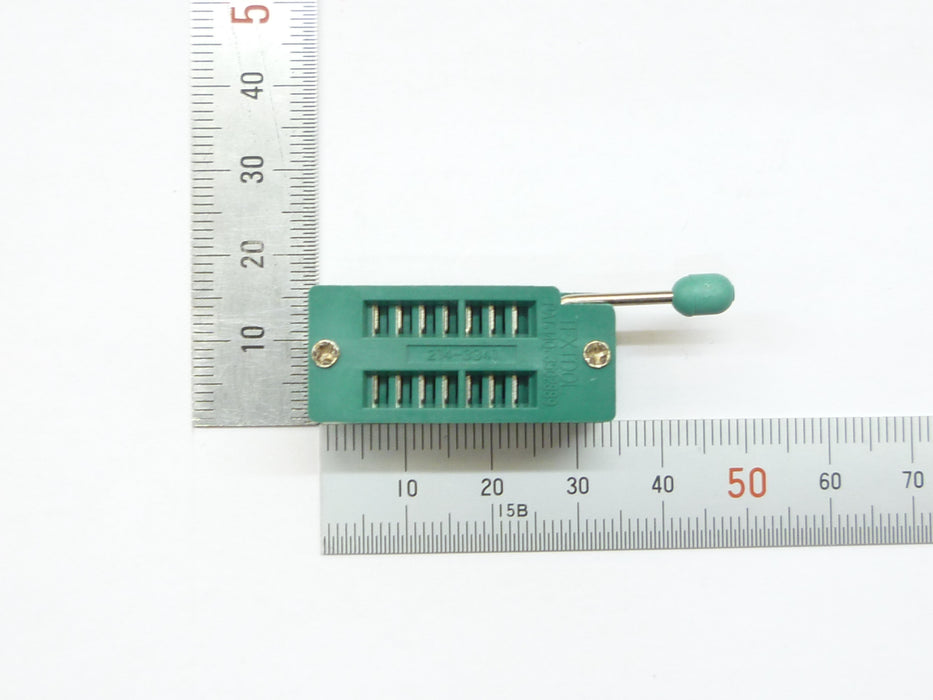 b01021 Zero pressure IC socket 14 pin 3 piece set
