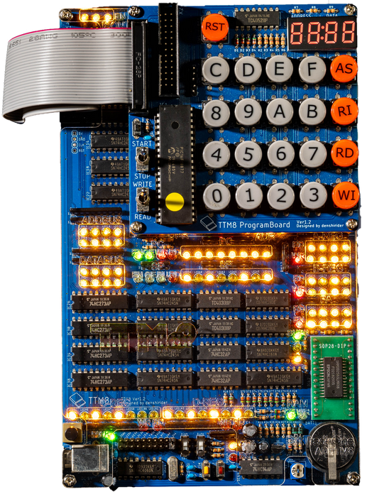 ADTTM8 ロジックICで創る自作CPU組み立てキットTTM8 — ビット ADTTM8 ロジックICで創る自作CPU組み立てキットTTM8 — ビット